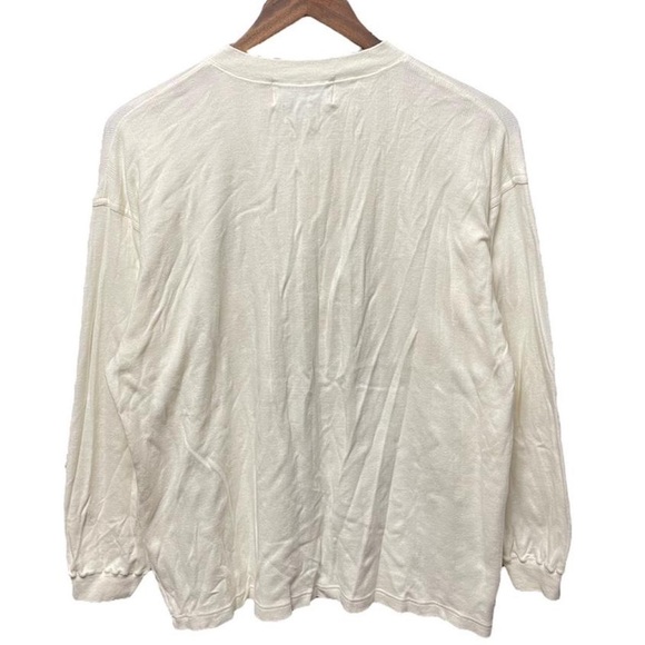 vintage 90s Arizona jean company 4 metal button long sleeve Henley style shirt - Picture 6 of 6